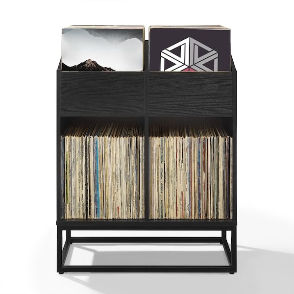 Crosley Enzo Medium Vinyl Record Storage Stand CF1133-BK - main