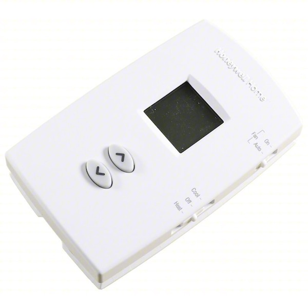 Honeywell Home Vertical Non-Programmable Thermostats, 1 H, 1 C, Hardwired/Battery, 20/30VAC TH1110DV1009/U - main