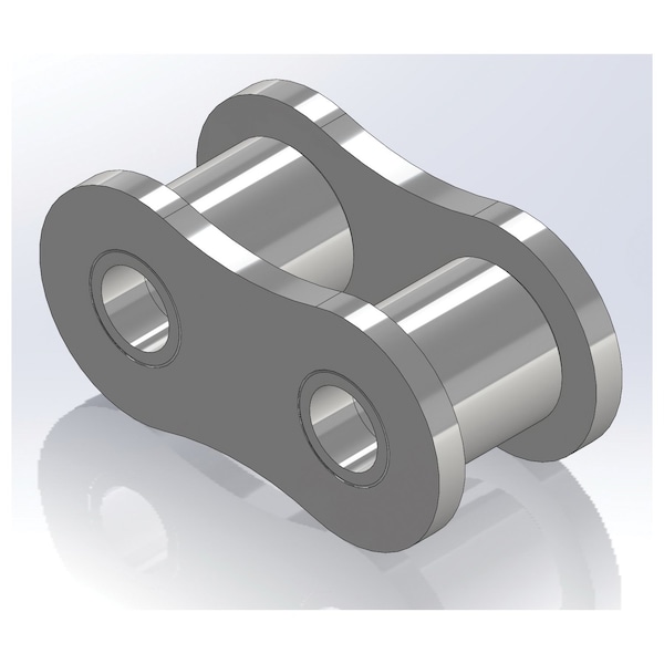 Senqcia Inspire Series SBR 120RL Single Strand Riv Link, 120 chain, 1.5P, 2.1 OAW, .437 Pin S-120RL - main