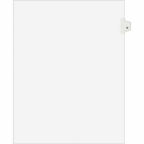 Avery Dividers, Index, Sidetab, D 25PK AVE01404 - main