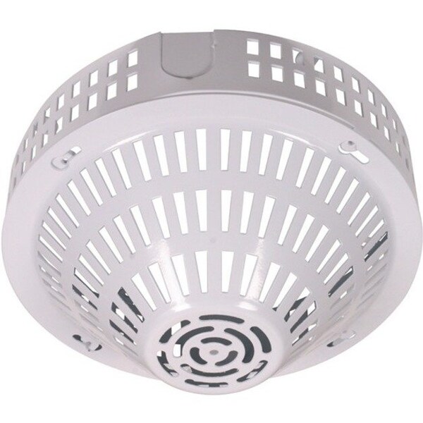 Safety Technology International Smoke Detector Guard, Steel, Surface Mount, 9 1/4 in W x 10 in H x 5 in D, White STI-8230-W - main