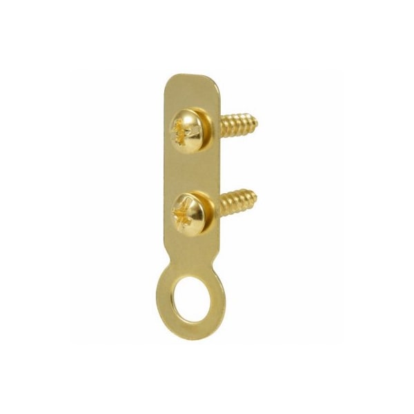 Hillman 4Pk Brs Flt Ring Hanger 122227 - main