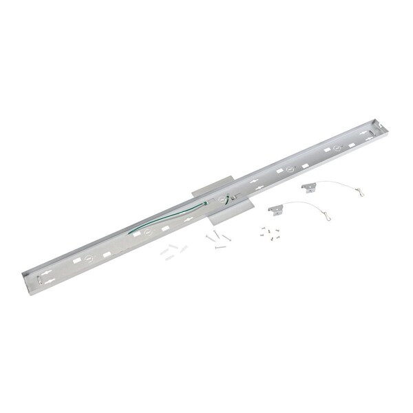 Keystone Surface Mounting Kit for 4' Series A Linear Arch Fixtures. Silver KT-LALED-4A-SM-KIT-S - main