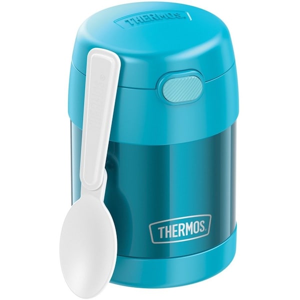Thermos 10-Ounce FUNtainer Vacuum-Insulated Stainless Steel Food Jar (Teal) F3100TL6 - main