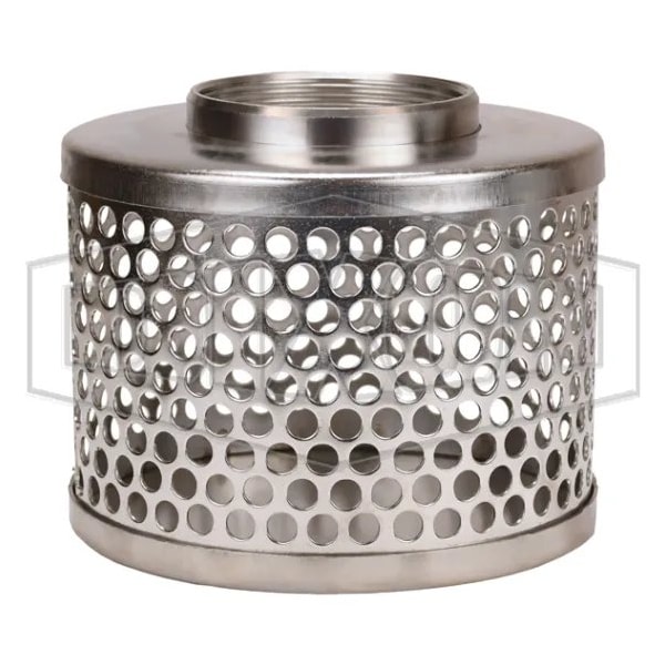 Dixon Standard Round Hole Suction Strainer, 2 in, 304 SS, Domestic RRHS25 - main