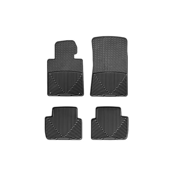 Weathertech Black, Front and Rear All Weather Floor Mats W24-W154 - main