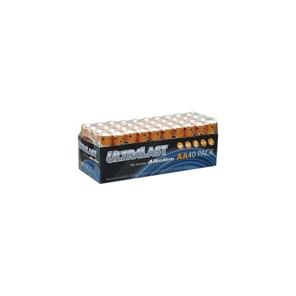 Ultralast Ultralast UL40AAVP General Purpose Battery - For Multipurpose - AA - 40 Pack UL40AAVP - main