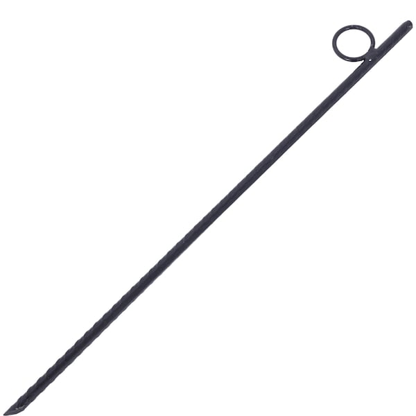 Edendirect 18in Rebar Stakes 3/8 with Loop 4PCS, Durable Steel Ground Anchors for Tents & Canopies ED-W46573147 - main