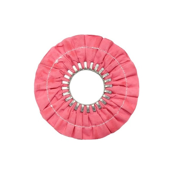Renegade Products Usa 9" Stitched Airway Buffing Wheels, Pink, Single Stitch, No Center Plate FAW9X3N2-16PPT2-SO - main