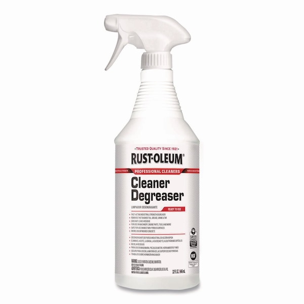 Rust-Oleum Cleaner Degreaser Trigger Spray, 32 oz Spray Bottle, 6PK 352263 - main