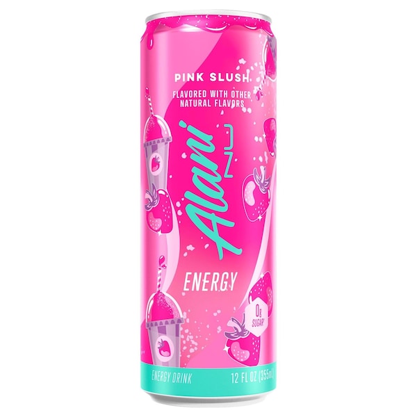 Alani Nu Sugar Free Pink Slush Energy Drink 12 fl. oz. AN2430PSL - main
