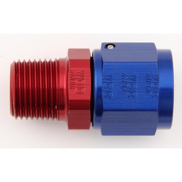 Hands On 8 AN Straight Female to Male 0.37 in. NPT Swivel Adapter HA3615542 - main