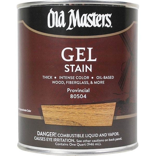 Old Masters GEL STAIN PROVINCIAL 1QT 80504 - main