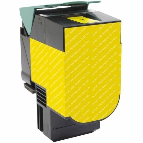 Cig Clover Imaging Remanufactured Yellow Toner Cartridge for Lexmark CS317/CS417/CS517 201476 - main