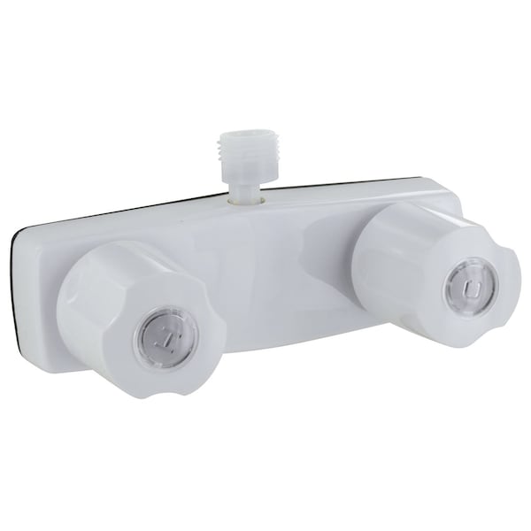 Valterra Shower Control Valve, 2 Valve; Single Piece Wall Mount; Plastic Compression Valve; 4 Inch Center PF213244 - main