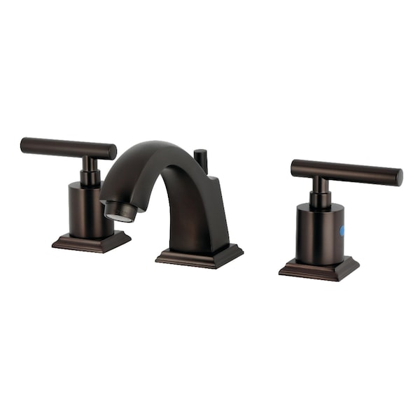 Kingston Brass Widespread Bathroom Faucet with Pop-Up Drain, Oil Rubbed Bronze FSC4685CML - main