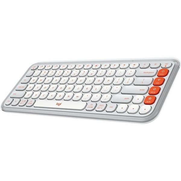 Logitech POP ICON KEYS (OFF-WHITE & ORANGE) 920-012935 - main