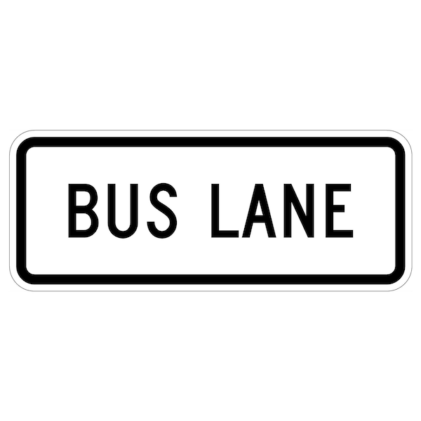 Sign Solutions Usa Traffic Sign, 30 in Width, Aluminum Sign, Horizontal Rectangle DUS10DWT3012R3-5gP - main