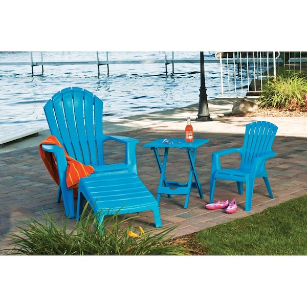 Adams RealComfort Pool Blue Resin Adirondack Chair 258385 - main