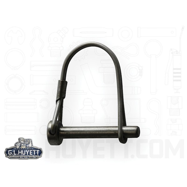 Huyett Snap & Lock Pin, Round Handle, 2-Wire, 300 SS, 0.312 in Dia x 1.750 in L x 2.000 in Shank L SNAPS-312-1750R - main