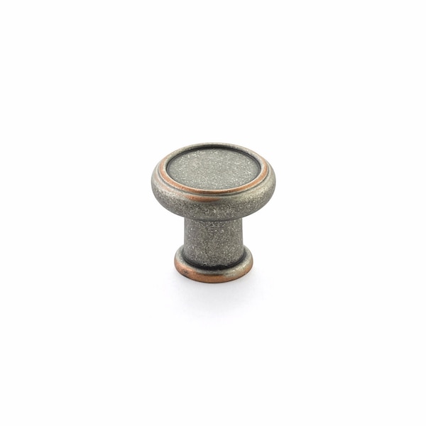 Schaub Cabinet Knobs Distressed Pewter/Copper 78-DP-C - main