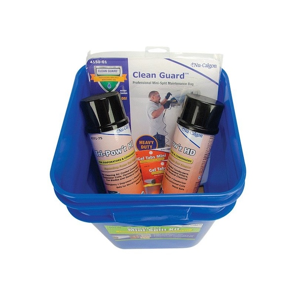 Nu-Calgon Coil Cleaner, Pail, Orange, Alkaline 4151-18 - main
