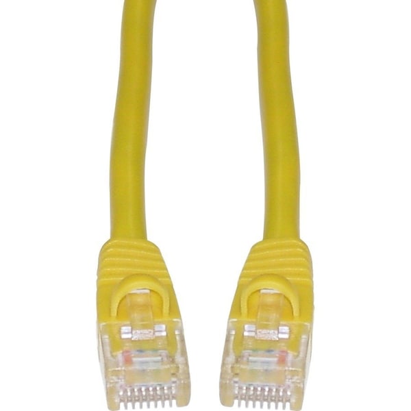 Cable Wholesale Cat6 Yellow Copper Ethernet Patch Cable, Snagless/Molded Boot, POE Compliant, 100 foot 10X8-081HD - main