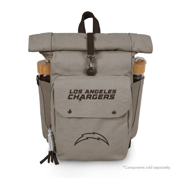 Picnic Time Family Of Brands NFL Los Angeles Chargers - Carmel Roll Top Picnic Backpack Cooler 529-00-105-344-2 - main