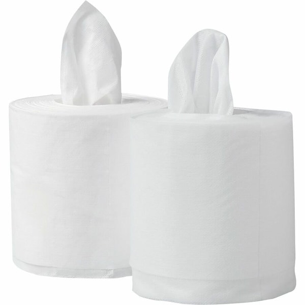 Wypall WypAll PowerClean WetTask Wipers for Solvents System (06006), Center-Pull Roll, White, Refill, PK2 06006 - main