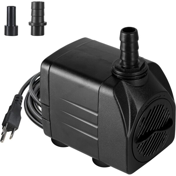 Simple Deluxe HealSmart 200GPH Submersible Pump with 5.2ft High Lift, 15W Ultra Quiet Fountain Water Pump with 2 LGPUMP200GV2 - main