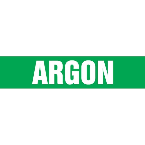 Accuform FRENCH PIPE MARKER ARGON LANGUAGE CRPK142SSH - main