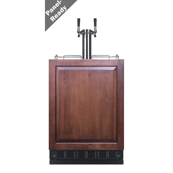 Summit Commercial 24in Wide Beer Kegerator Panel Not Included SBC7BRSIF - main