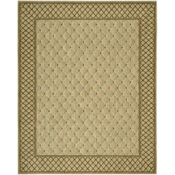 Nourison 62141 Vallencierre Area Rug Collection Light Green 9 ft 9 in. x 13 ft 9 in. Rectangle 99446621412 - main