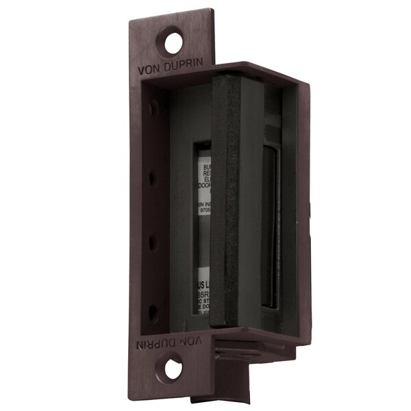 Von Duprin Grade 1 Electric Strike, Fail Secure Electrically Unlocked 12 VDC, 4-7/8in x 1-1/4in Faceplate, F 6210 12V US10B - main