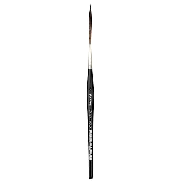 Da Vinci CASANEO Super Long Rigger (55mm), Extra Soft Synthetic, Watercolor & Acrylic, Series 1298, Size 8 VA-1298_8 - main