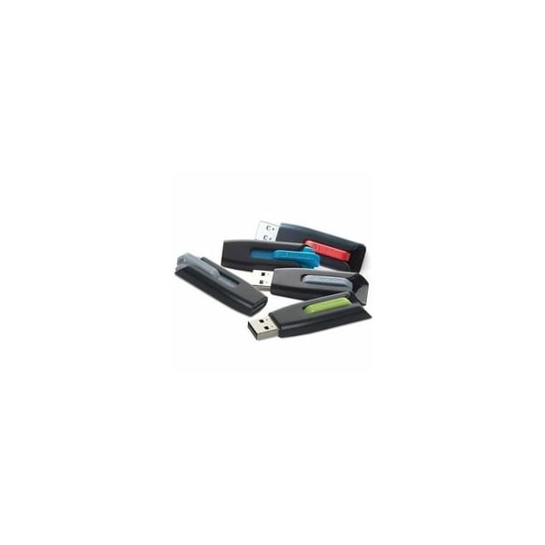 Verbatim 32GB Store 'n' Go V3 USB 3.2 Gen 1 Flash Drive, 5pk, Assorted, 32 GB, USB 3.2 (Gen 1) Type A, 4PK 70900 - main