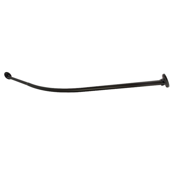 Kingston Brass 72" Stainless Steel Single Curved Shower Curtain Rod, Oil Rubbed Bronze CC7215 - main