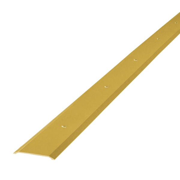 M-D Building Products 1-3/4 In. X 36 In. Brite Brass Aluminum Seam Binder w/ Screw Nails 06700 - main