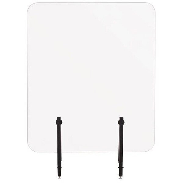 Mastervision Protector Frameless Glass Desktop Panel With 36''x36'' GL2001393 - main