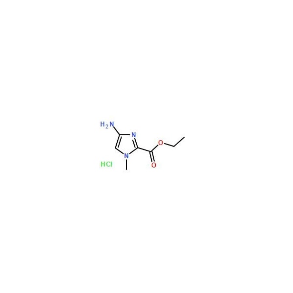 Ak Scientific 4-Amino-1-methyl-1H-imidazole-2-carboxlic acid ethyl ester HCl (5g), CAS 180258-46-2 Z5696-5g - main