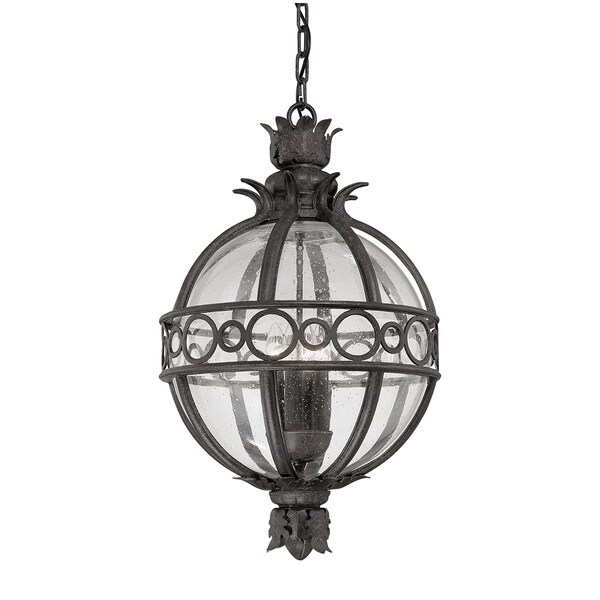 Troy Lighting Campanile 3 Light Lantern 13.75 In. French Iron F5008-FRN - main