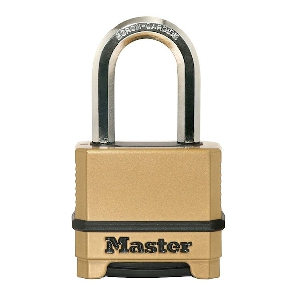 Master Lock Magnum Series Padlock, 58 in Dia Shackle, Boron Carbide Steel Shackle, Steel Body M175XDLFCCSEN - main