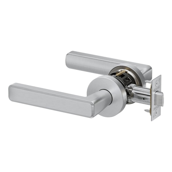 Schlage Grade 2 Passage Tubular Lock, Non-Keyed, Playa Lever, A Rose, Satin Chrome Finish PT10 PLAA 626 - main