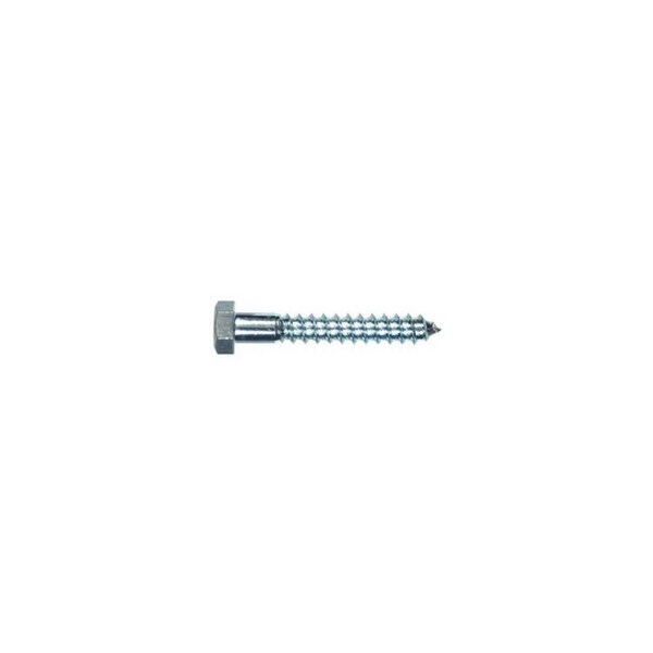 Hillman Lag Screw 1/4in S X 1in L Hex Zinc-Plated Steel Zinc-Plated, 100PK 230003 - main