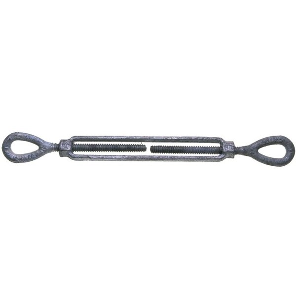 Baron BARON 15-3/4X9 Turnbuckle, 5200 lb Weight Capacity, Eye Fitting A, Eye Fitting B, Galvanized Steel 15-3/4X9 - main