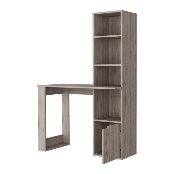 Homeroots 39" Gray Computer Desk 535151 - main