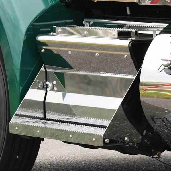 Ilc Repl. For Kenworth T680 Year 2013 34In Stainless Steel Battery Box Cover W Steps And Gusset Tr WZ-ELYZ-Y - main