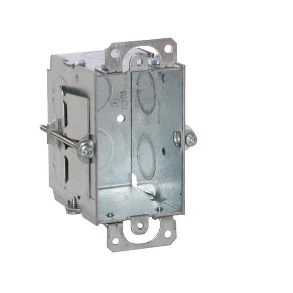 Southwire Old Work 14 cu in Rectangle Galvanized Steel Switch Box Silver G602-OW-UPC - main