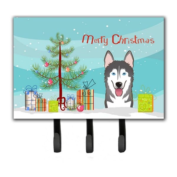 Carolines Treasures Christmas Tree and Alaskan Malamute Leash or Key Holder BB1590TH68 - main