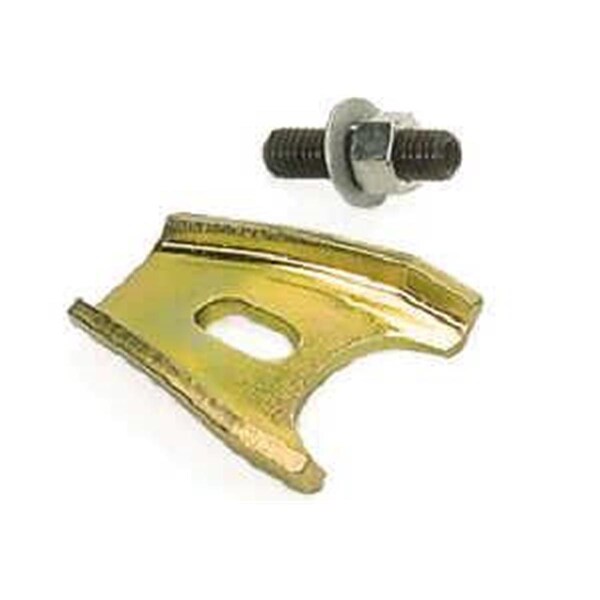 Superjock 26200 Distributor Hold Down Clamp - All V8 & 90 deg V6 Chevrolet Engines - Gold Iridite Steel SU3614534 - main